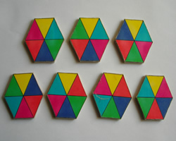 7 hex�gonos ~ 6 colores