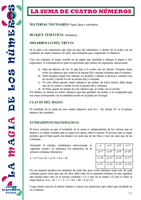 Sumar 4 n&uacute;meros