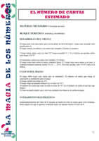 N&uacute;mero de cartas estimado