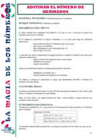 El n&uacute;mero de hermanos