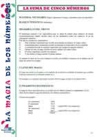 La suma de 5 n&uacute;meros