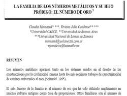 N&uacute;meros met&aacute;licos