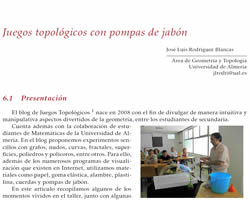 juegos topol&oacute;gicos con pompas de jab&oacute;n