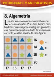 Pasatiempo de &aacute;lgebra