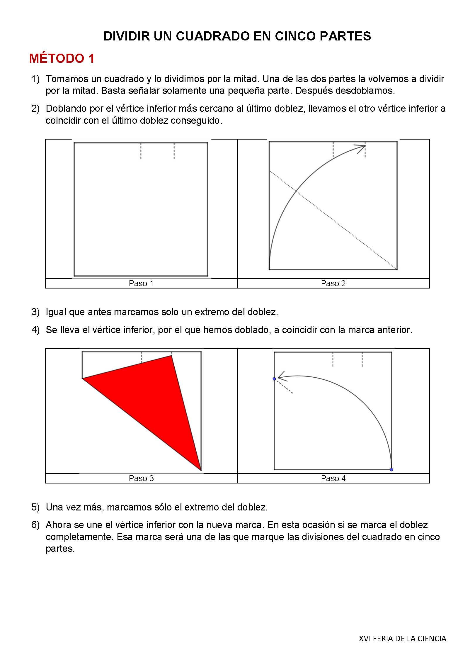 Dividir en tres partes iguales