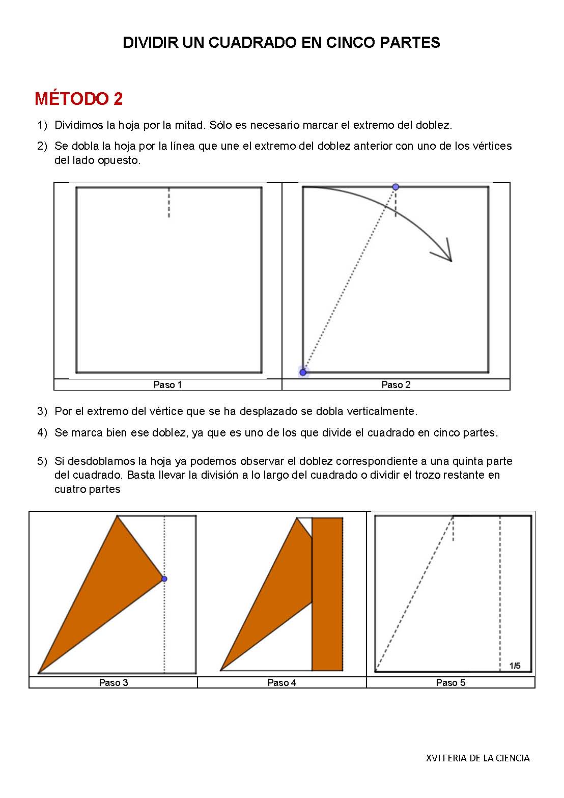 Dividir en tres partes iguales