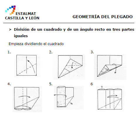 Geometr&iacute;a del plegado