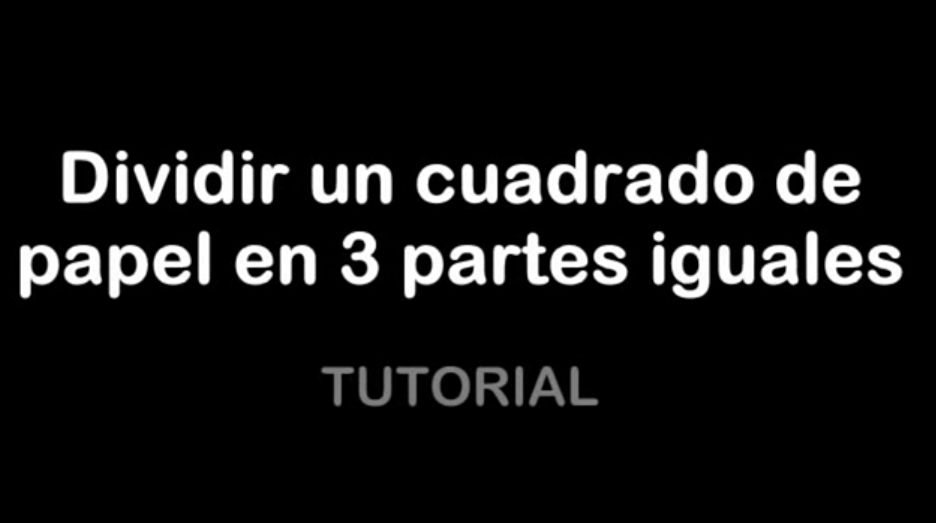 Dividir en tres partes iguales