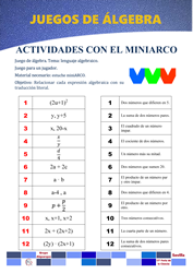 Acticidades con miniarco