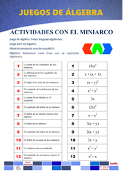 Acticidades con miniarco