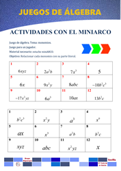 Acticidades con miniarco