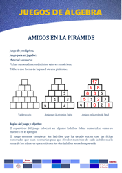 Amigos en la pir&aacute;mide