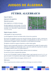 F&uacute;tbol algebraico