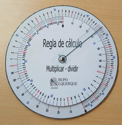 Regla de c�lculo circular