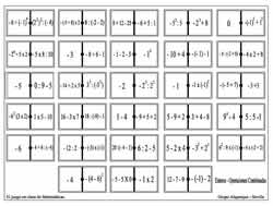Domin&oacute; de n&uacute;meros enteros